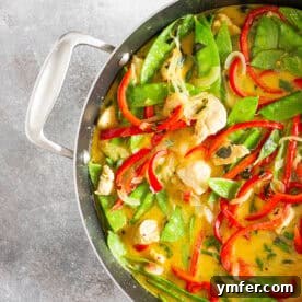Emerald Chicken Curry 6 Green Chicken Curry pin for Pinterest.