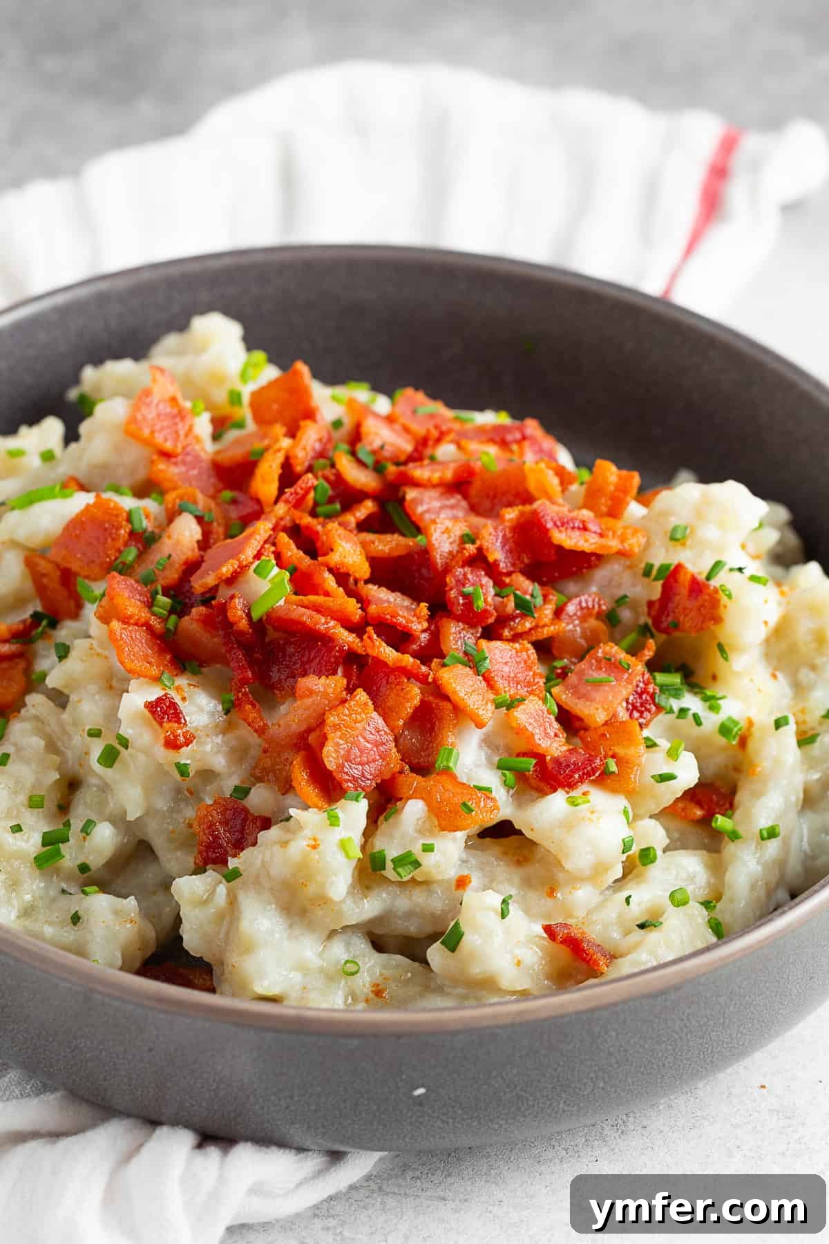 Slovak Bryndza Potato Dumplings 8 Potato Halusky (Bryndzové halušky) topped with bacon and chives.