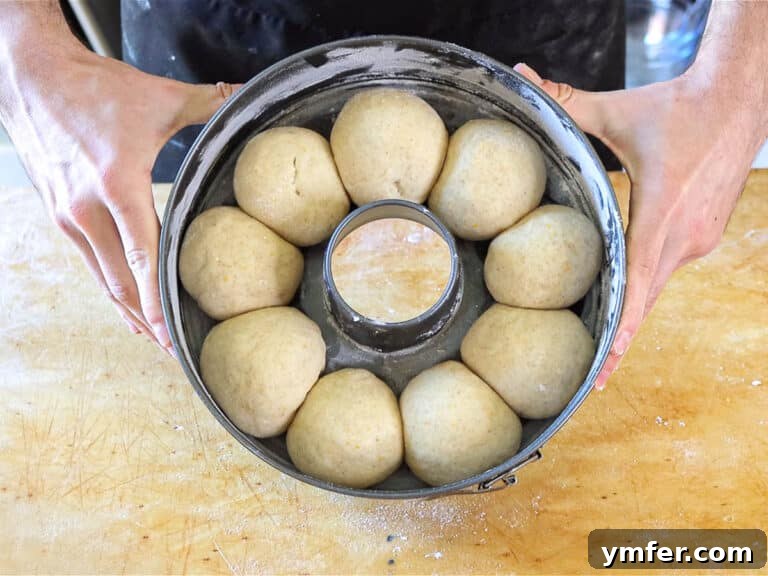 Vegan brioche bread before proofing