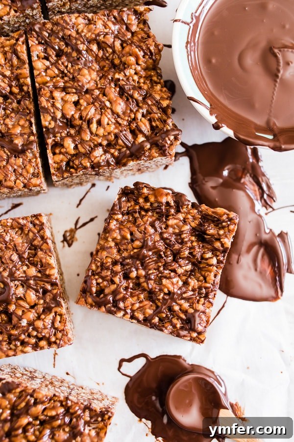 2017's Standout Content 12 Extra-large, extra-marshmallowy, and crazy delicious peanut butter Nutella Rice Krispie treats, drizzled with dark chocolate and ready in just 20 minutes.