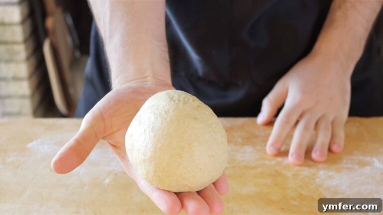 Kneaded brioche dough ready for proofing