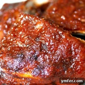 Sticky Spicy Baby Back Ribs by Nutmeg Nanny