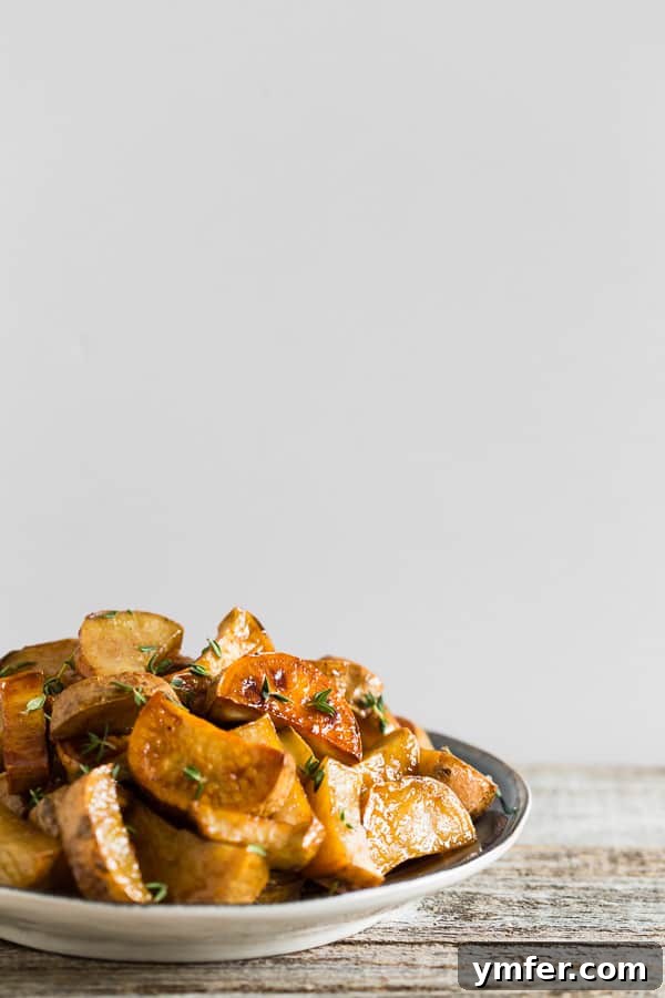 Roasted White Sweet Potatoes served warm, ready to eat.