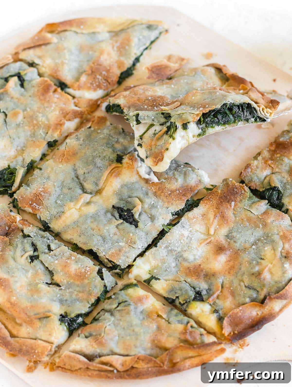 5-Minute Nut-Free Vegan Cheese Recipe 14 vegan cheese melted inside focaccia with spinach
