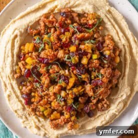 Stuffing Crusted Hummus 7 Thanksgiving Stuffing Topped Hummus