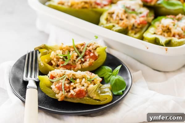 Savory Chicken Stuffed Bell Peppers 7 A detailed shot of a perfectly sliced Italian Ground Chicken Stuffed Bell Pepper, showcasing the savory filling