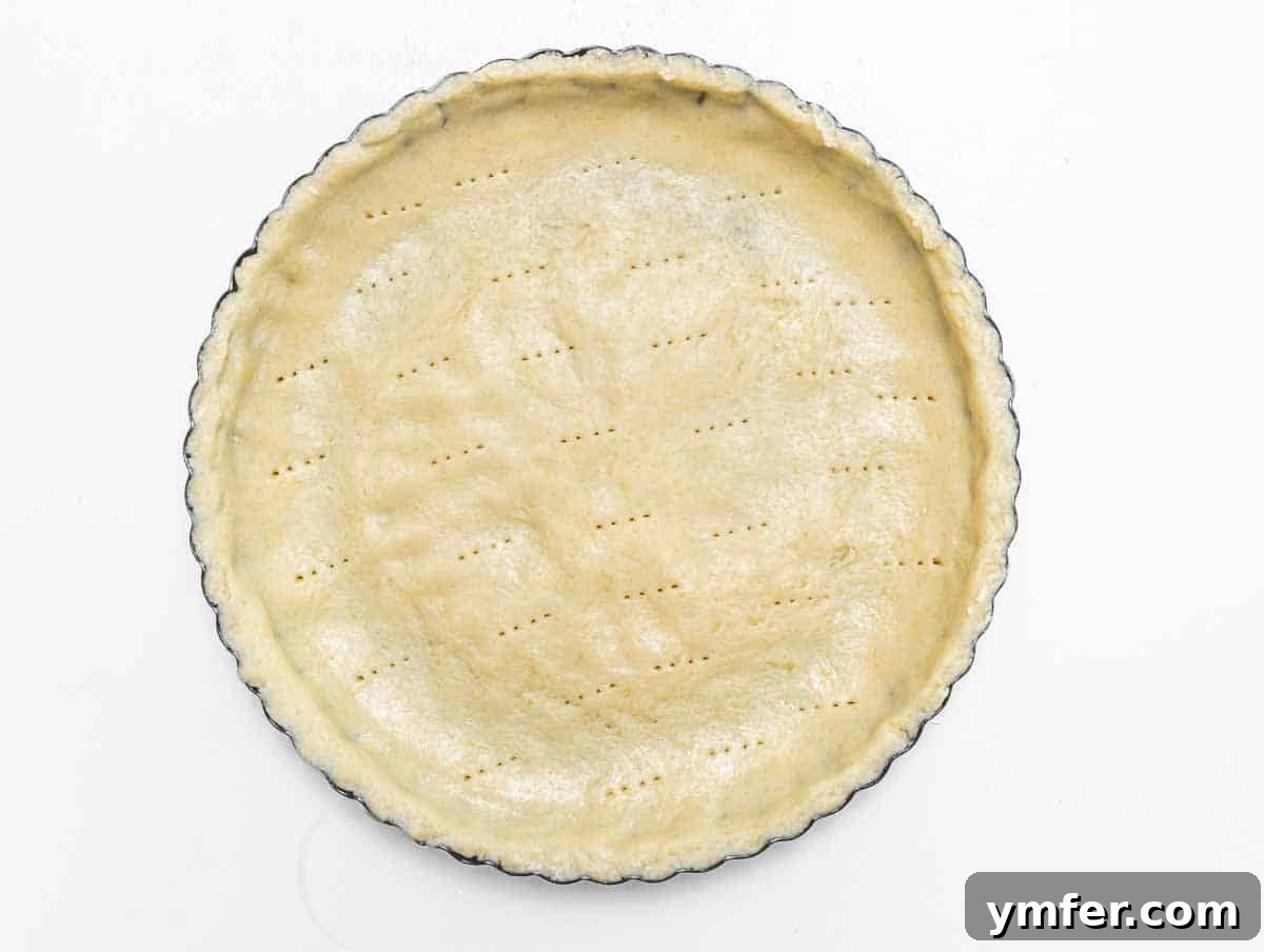 Luscious Vegan Lemon Tart 12 pie crust before baking