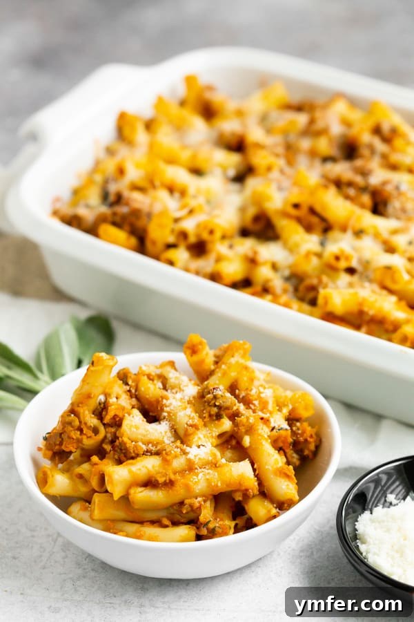 Velvety Pumpkin Ziti Gratin 3 img 16630 2