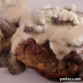 This veal and sage meatloaf with gorgonzola cream sauce is the perfect twist to your typical meatloaf dinner. Full of flavor and perfect when served with creamy mashed potatoes. You'll love this meal!