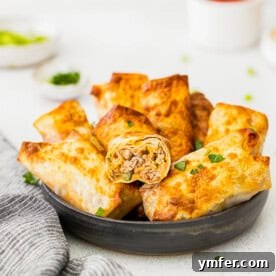 Crispy Air Fryer Cheeseburger Rolls 12 Air Fryer Cheeseburger Egg Rolls