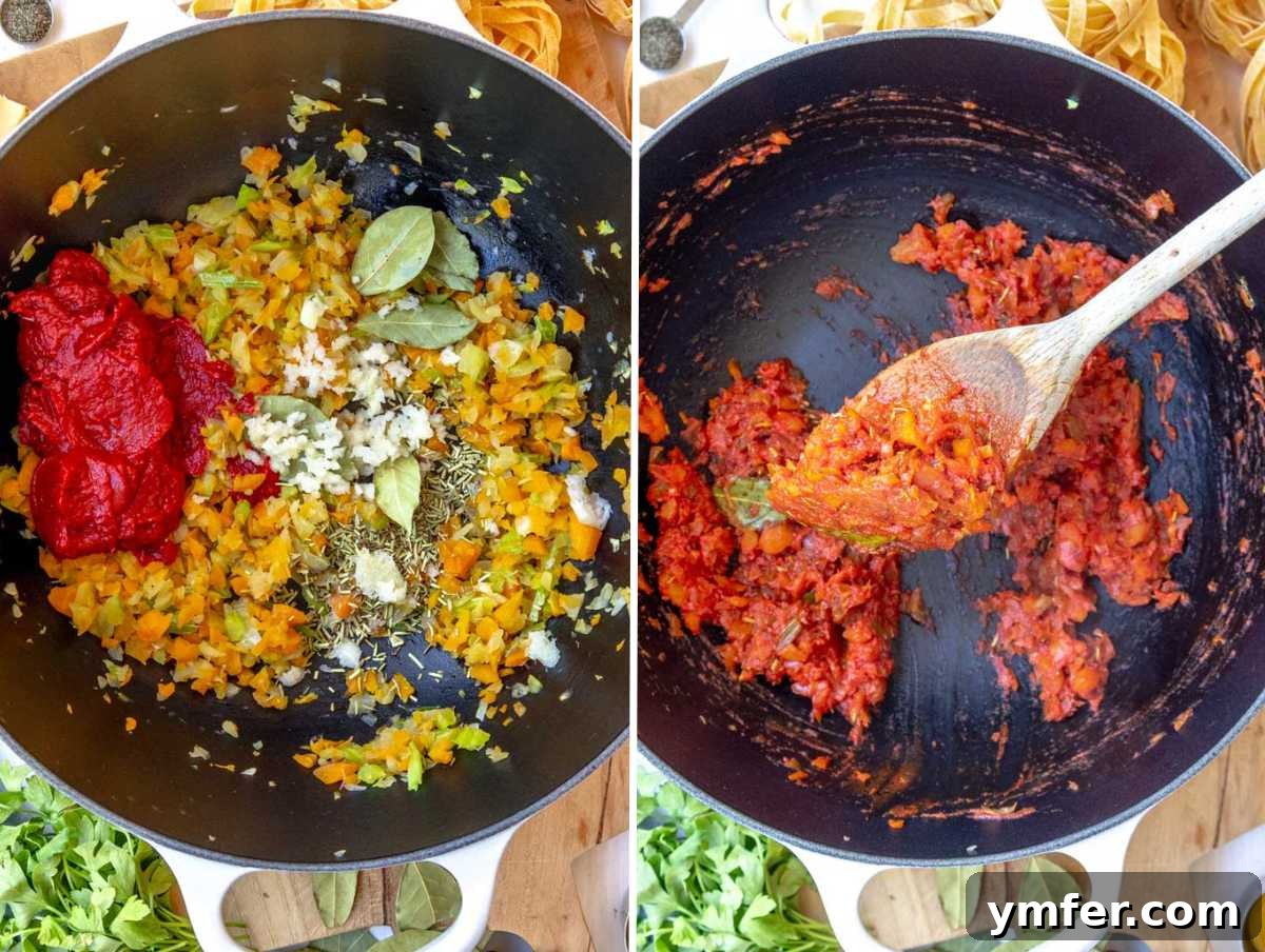 Rich Fungi Ragout 8 how to make the flavor base for musrhoom ragu