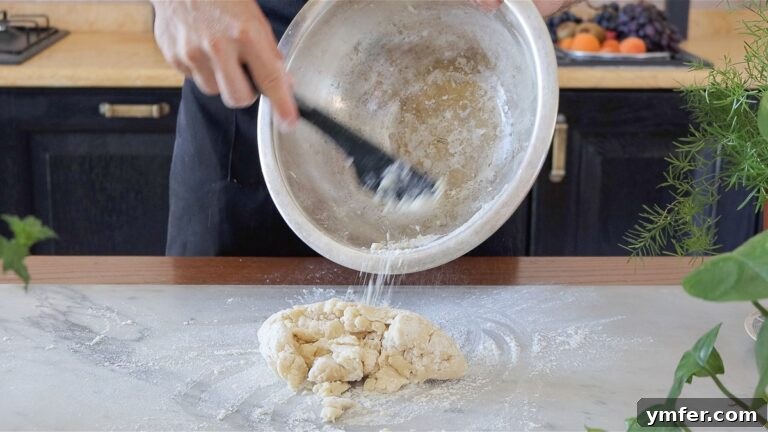 Rainbow Fruit Pizza 18 kneading the dough