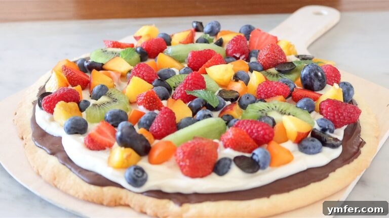 Rainbow Fruit Pizza 23 fruit pizza is ready