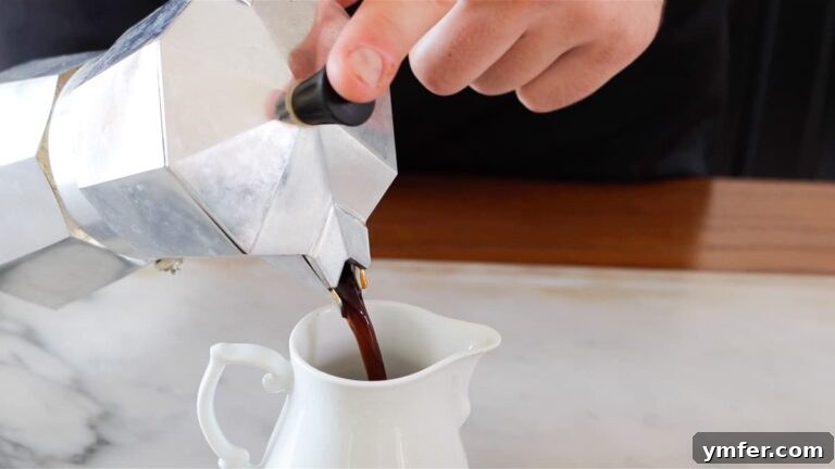 espresso from Italian moka