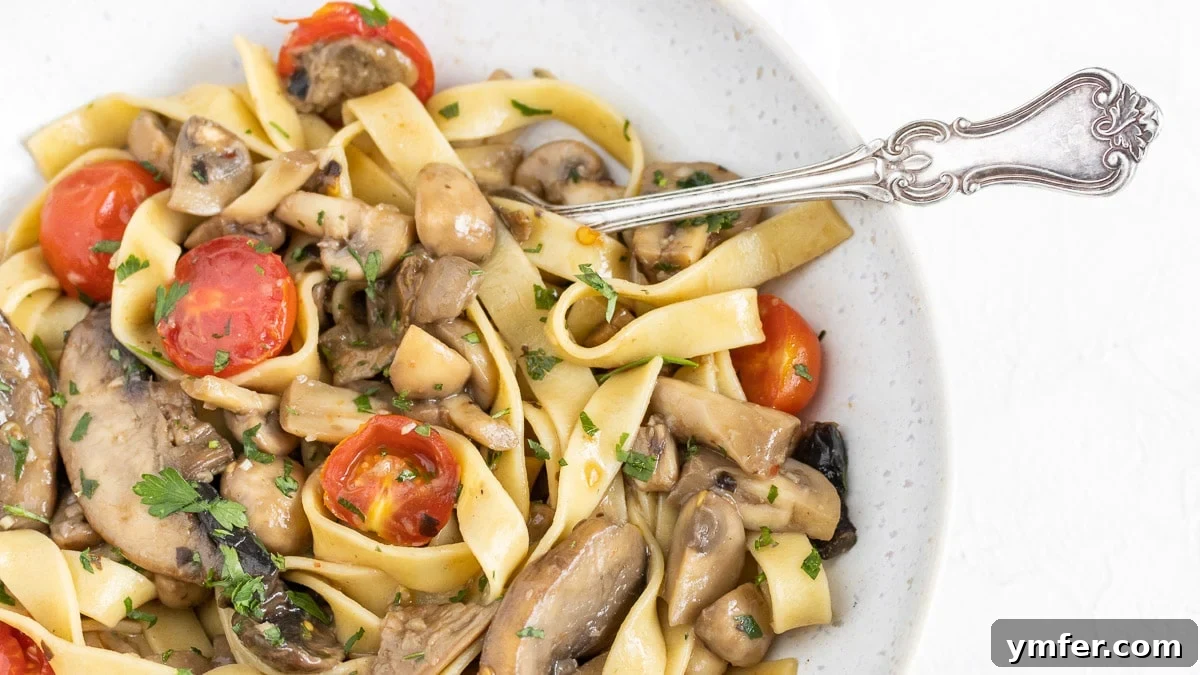 Espresso Cloud 10 vegan mushroom pasta