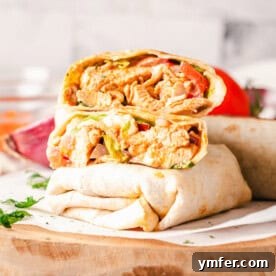 Buffalo Chicken Wrap for the recipe card