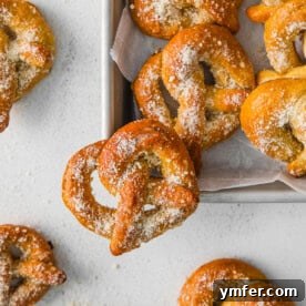 Garlic Parmesan Soft Pretzels