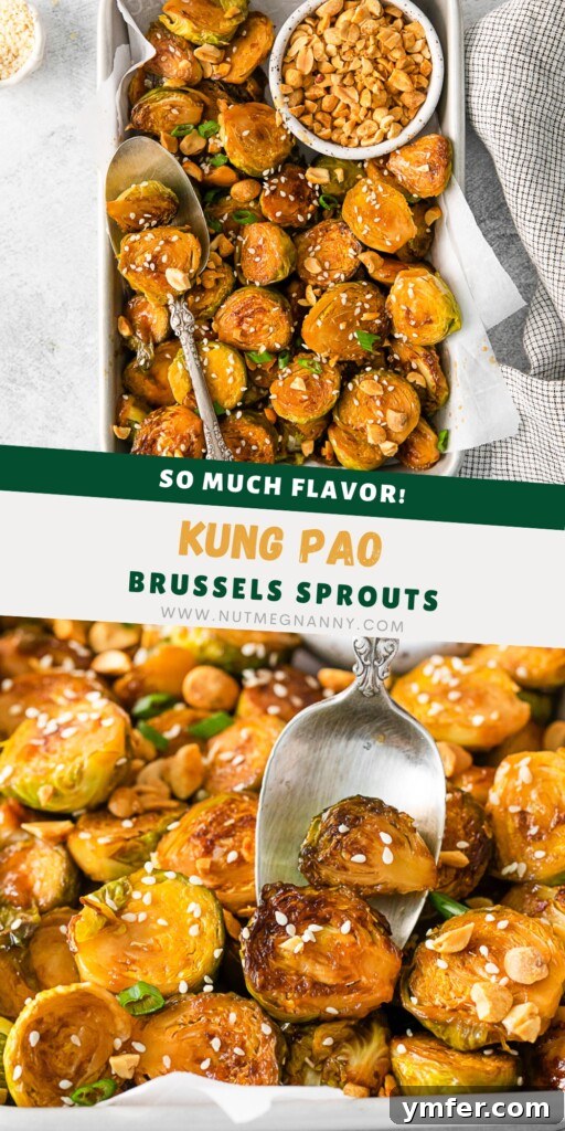 Kung Pao'd Brussels Sprouts 11 Kung Pao Brussels Sprouts pin for Pinterest.