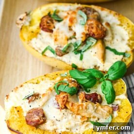 Zesty Cajun Chicken Alfredo on Spaghetti Squash Noodles 8 Cajun Chicken Alfredo Spaghetti Squash