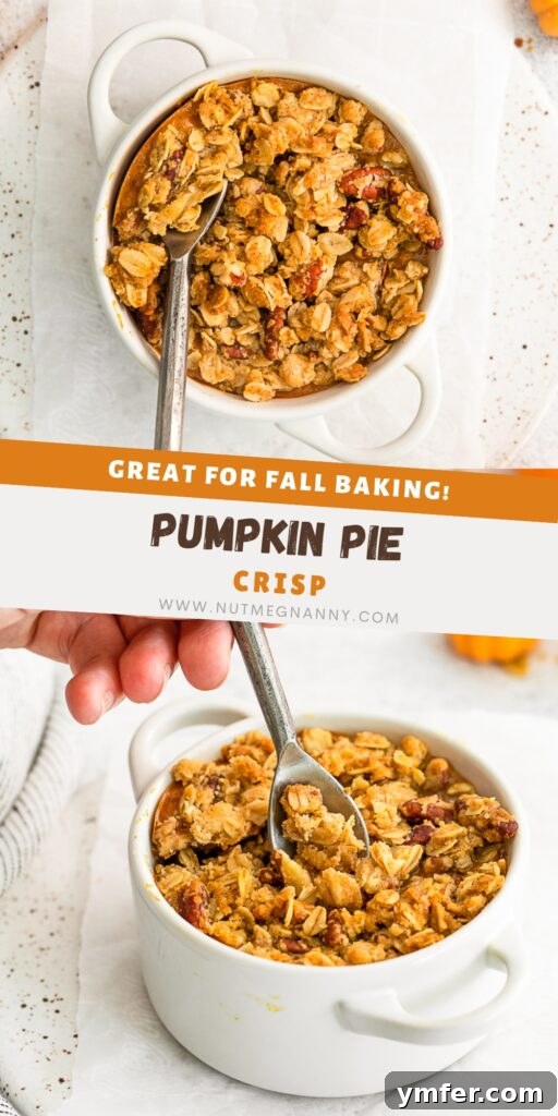 Pumpkin Crisp pin for Pinterest.