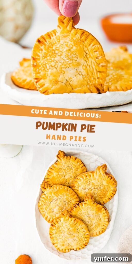 Autumn Pumpkin Pockets 13 A vibrant Pinterest-friendly image featuring a pile of pumpkin hand pies, calling for users to pin the recipe.