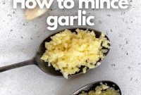 Mincing Garlic: From Rough Chop to Smooth Paste