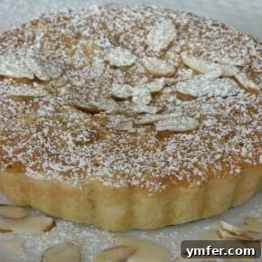 Bakewell Tart close-up