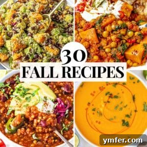 Fall recipes with healthy soups and salads, featuring Hummus Pasta