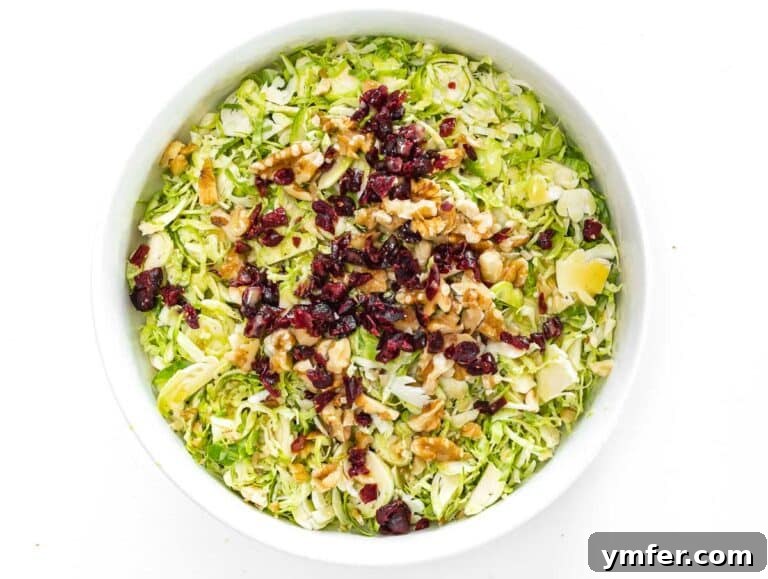 shaved brussels sprouts in a bowl