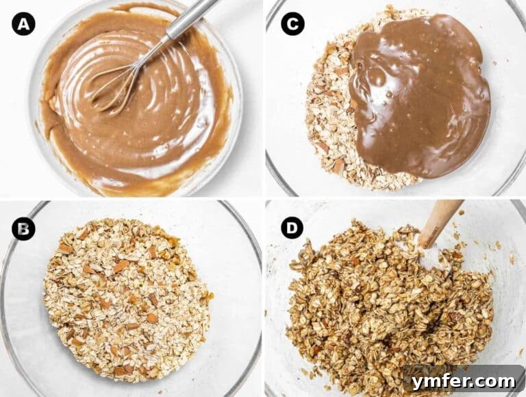 Step 1 for granola recipe.