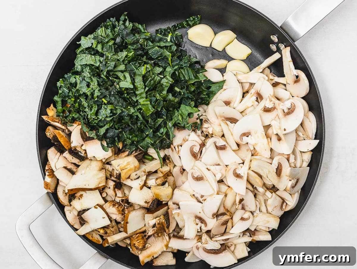Savory Crepe Delights 4 Sautéing fresh vegetables for the savory crepe filling
