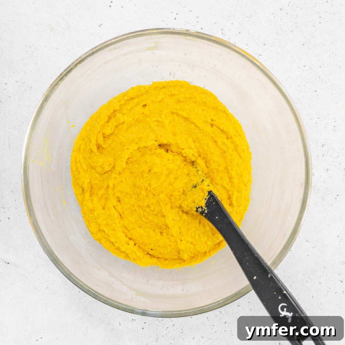 Dolce Carota Cake 11 The final Italian carrot cake batter, showing its smooth and consistent texture.