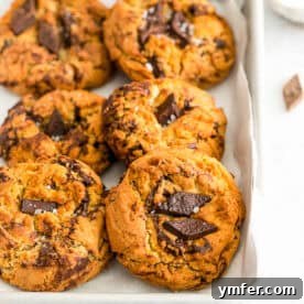 Air Fryer Chocolate Chip Cookies, ready to be served