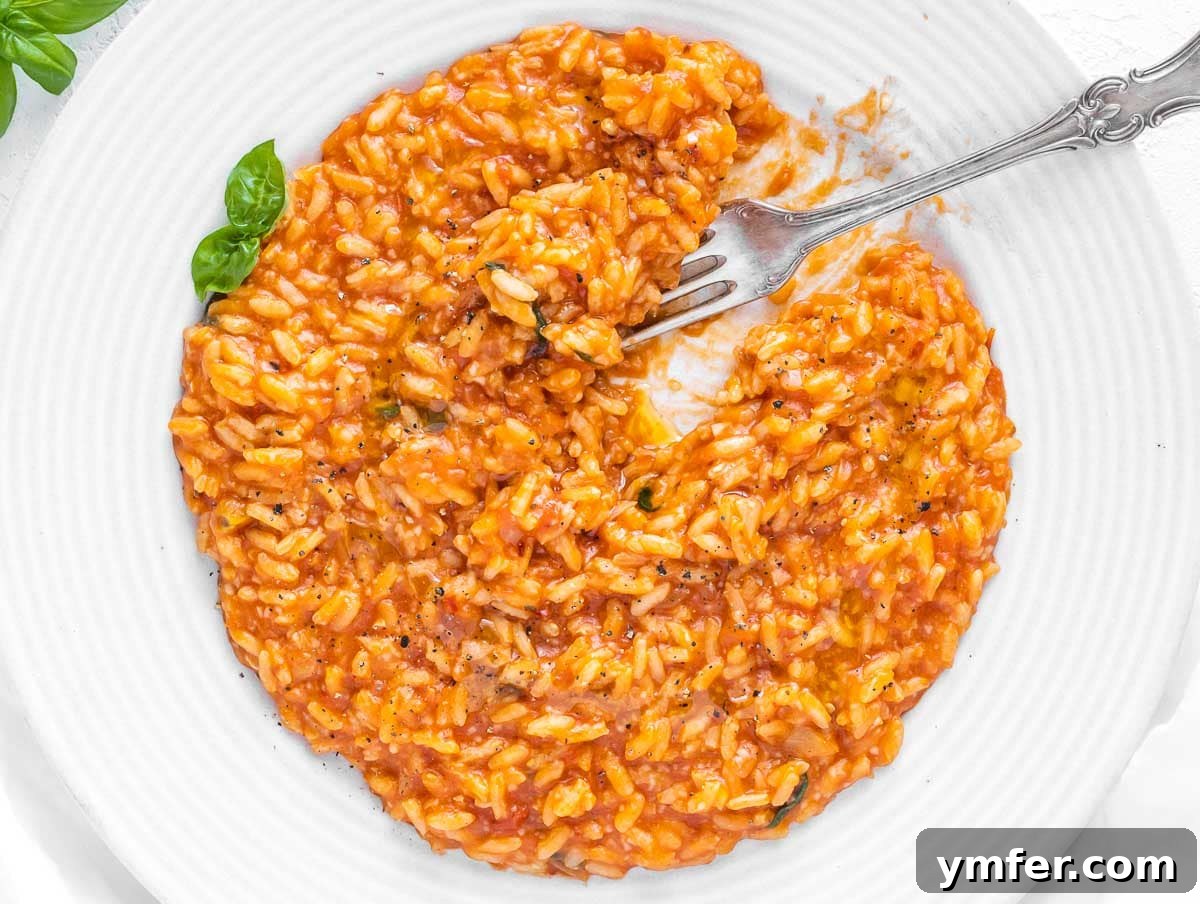 35 Stress-Free Dinner Recipes 17 Deliciously creamy tomato risotto, a comforting Italian classic