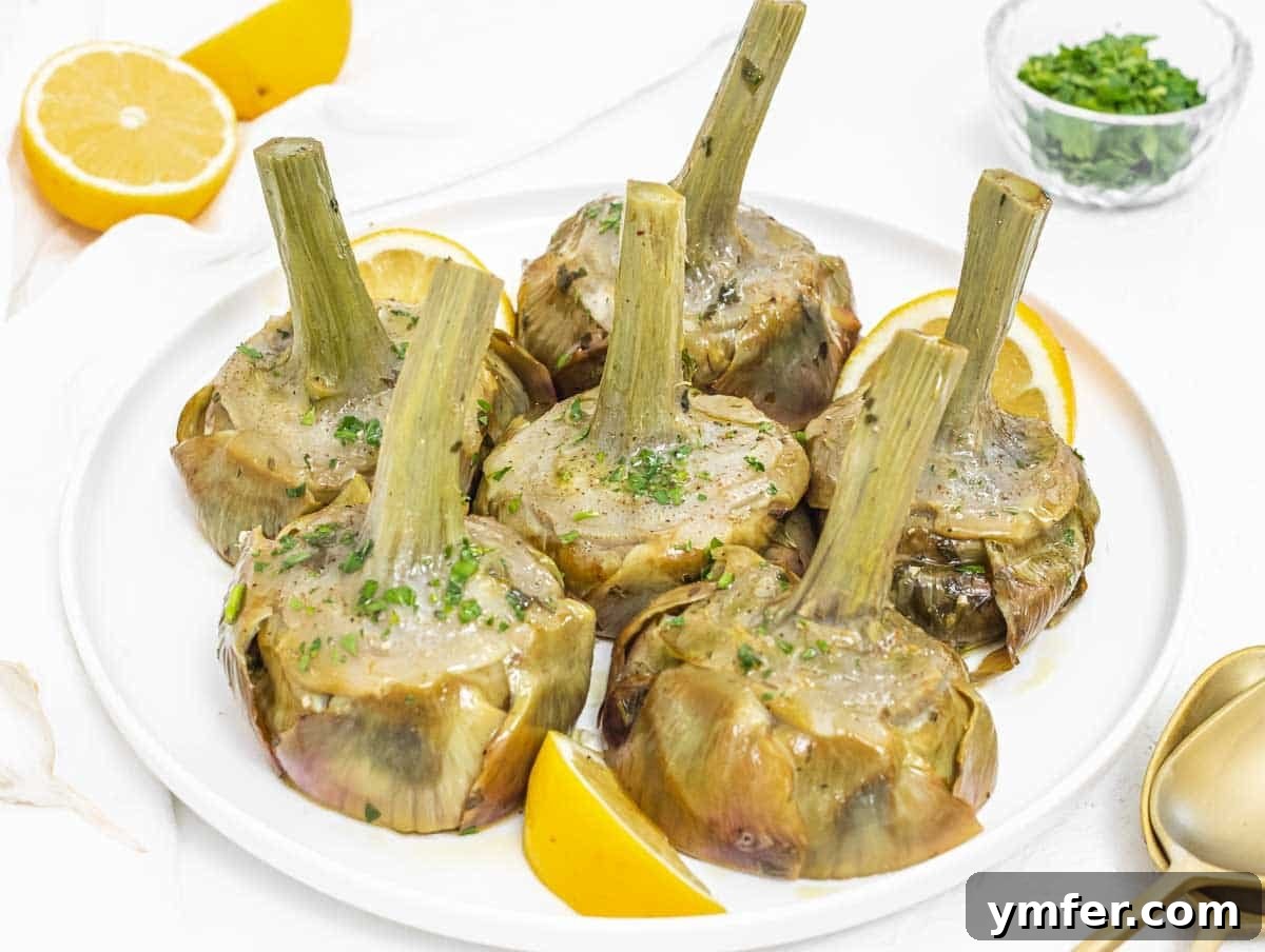 Rome's Signature Artichokes 17 Braised artichokes garnished with lemon and fresh herbs
