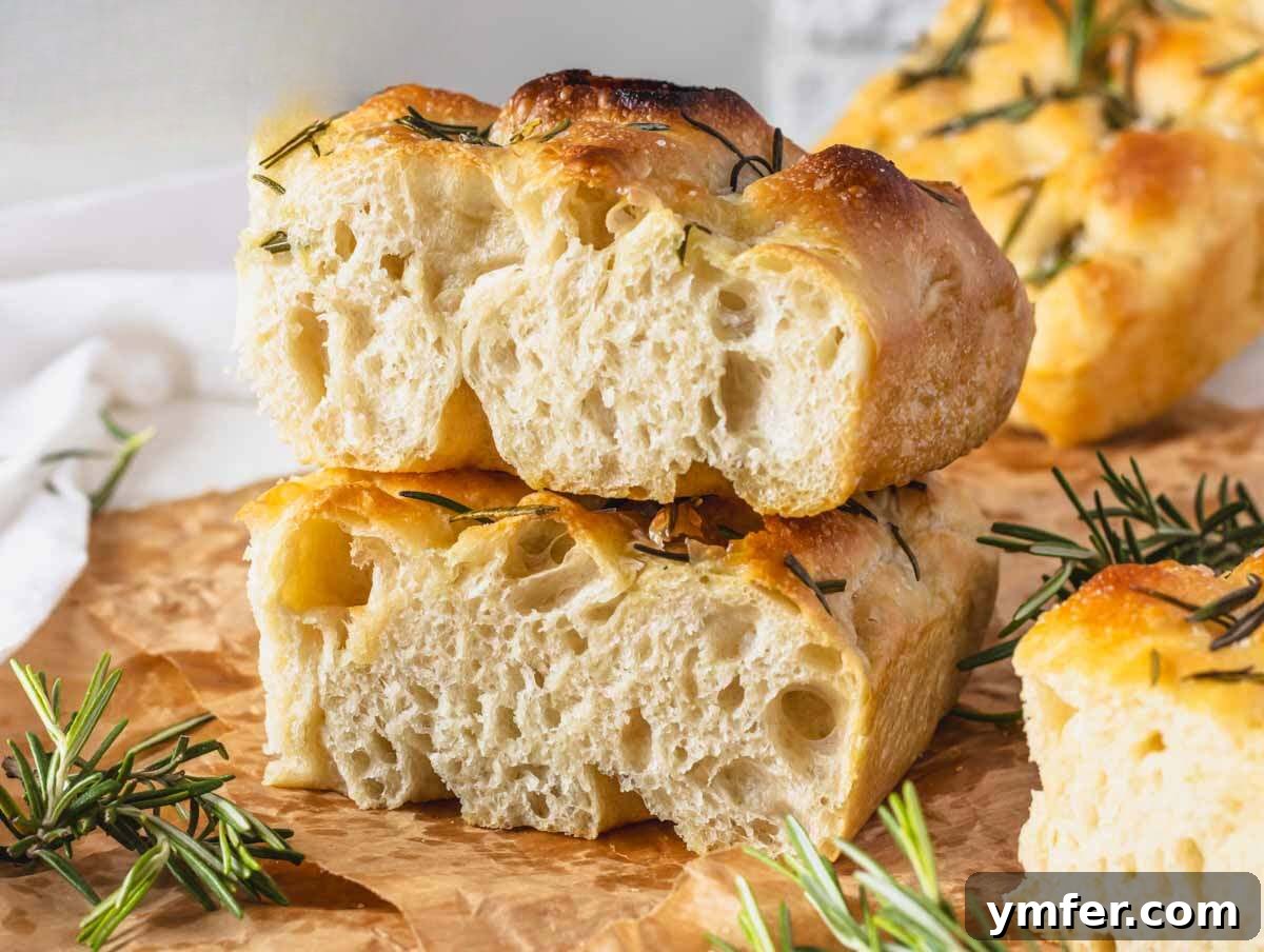 30 Crowd-Pleasing Vegan Starters 21 Soft focaccia squares, beautifully dimpled and topped with fresh rosemary.
