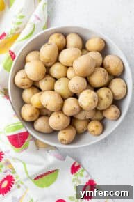 Drained Syracuse Salt Potatoes returning to the pot.