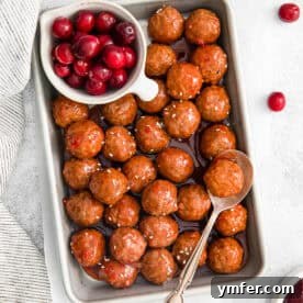 Slow Cooker Cranberry Meatballs