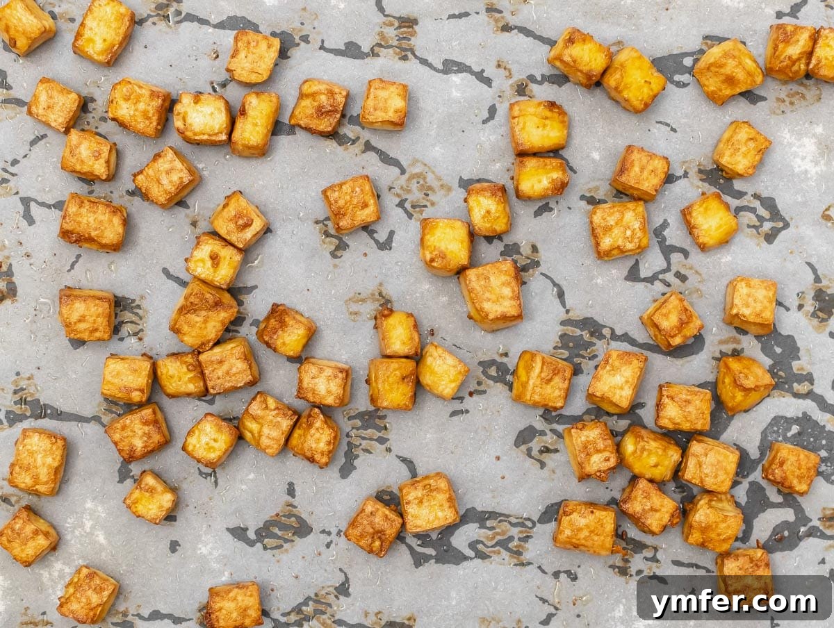 Zesty Orange Tofu 8 crispy oven-baked tofu