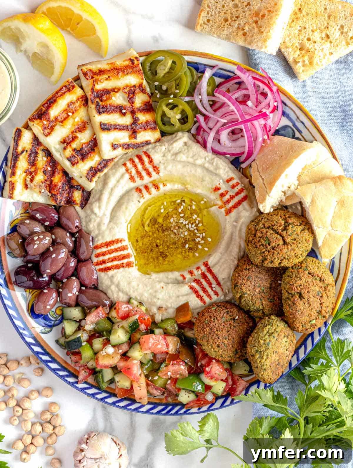 45 Delightful Vegetable Sides 2 vegetable side dishes with olives, shirazi and pickled vegetables.