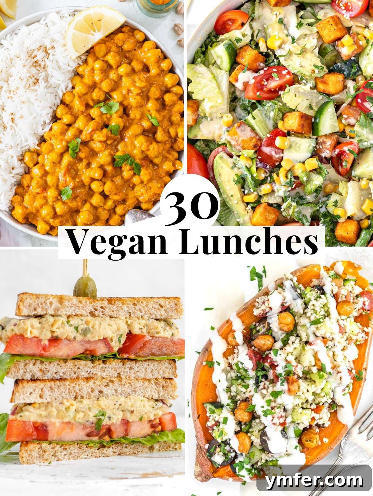 30 Quick & Wholesome Vegan Lunch Recipes 2 Vegan lunch ideas – a collection of vibrant and healthy plant-based meals