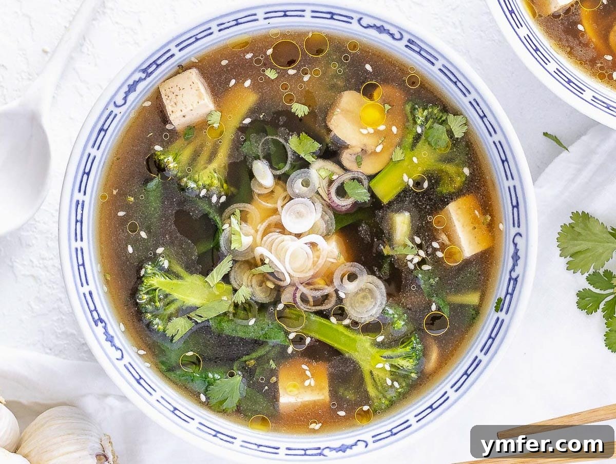 30 Quick & Wholesome Vegan Lunch Recipes 25 winter tofu soup with broccoli and spinach