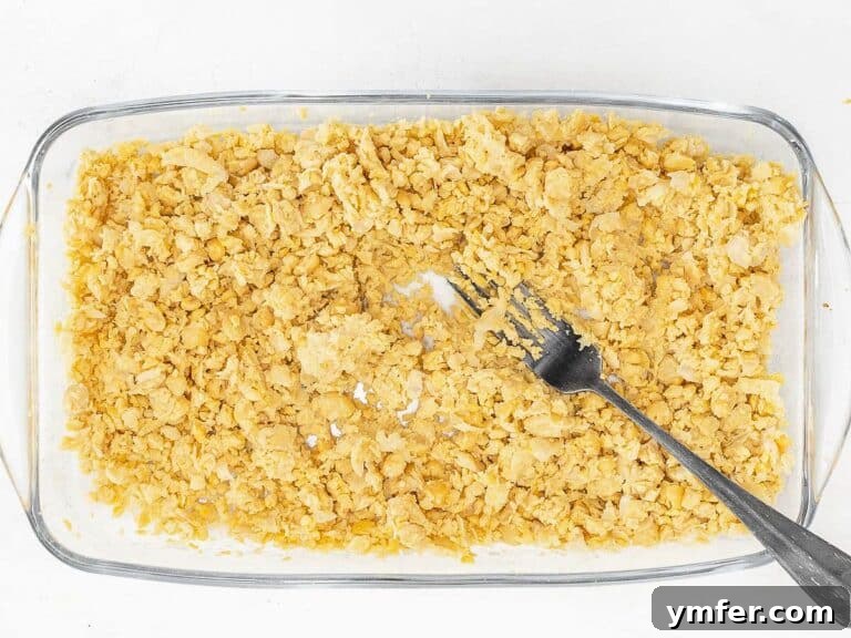 30 Quick & Wholesome Vegan Lunch Recipes 34 mashed chickpeas in a baking pan