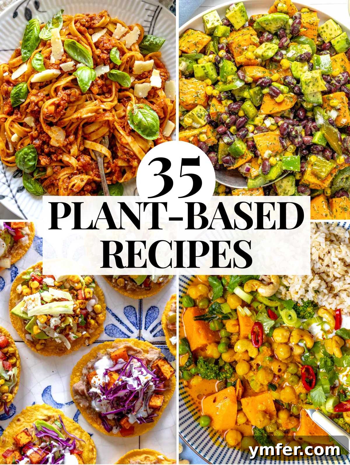 Feast on Plants: 35 Vibrant Recipes 2 Easy plant-based recipes including fresh salads, flavorful tacos, and comforting soups.