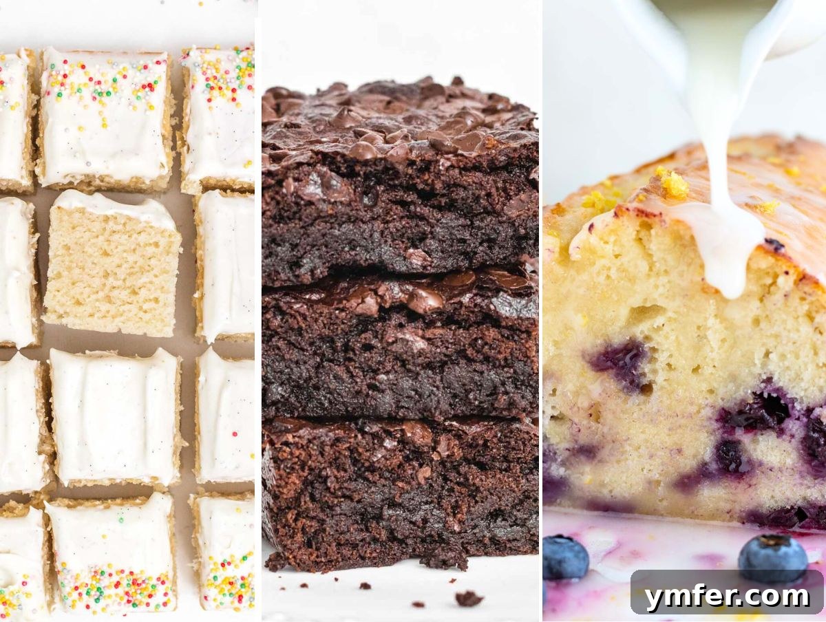 Plant Based Cake Perfection 3 Close-up of vegan cakes adorned with colorful glazes and smooth frostings.
