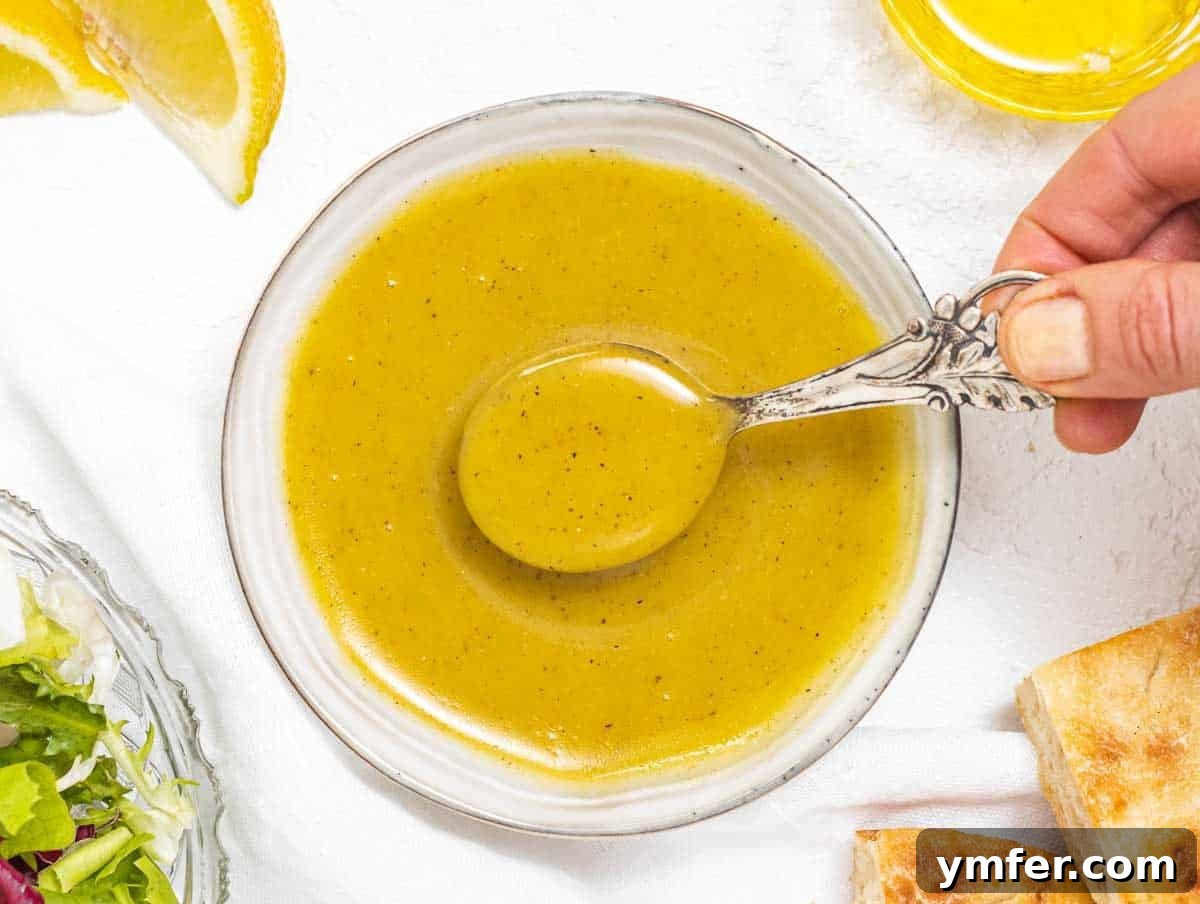 Crispy Air Fryer Asparagus 12 Honey mustard dressing and spoon