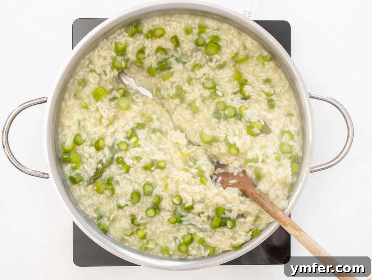 Spring Green Risotto 14 creamy asparagus risotto
