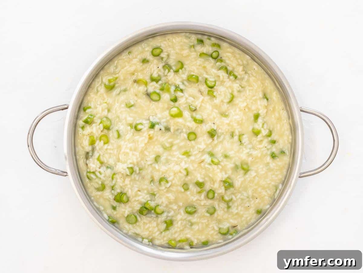 Spring Green Risotto 16 asparagus risotto