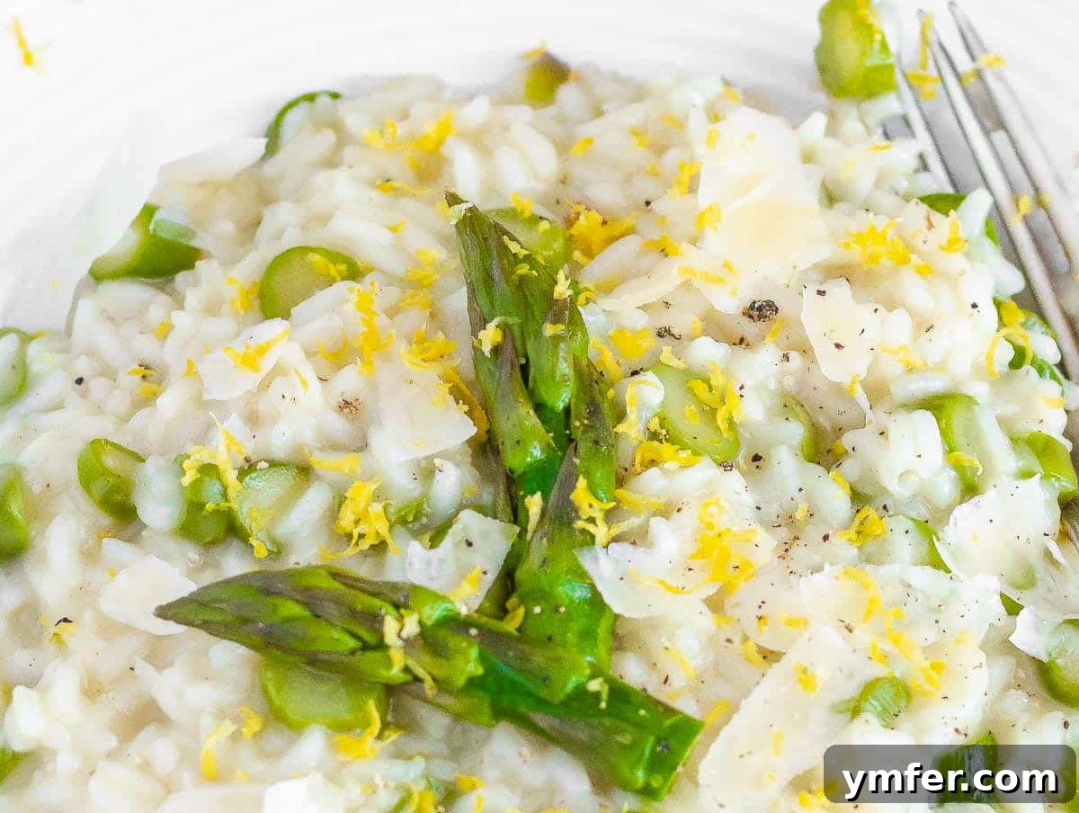 Spring Green Risotto 18 lemon asparagus risotto