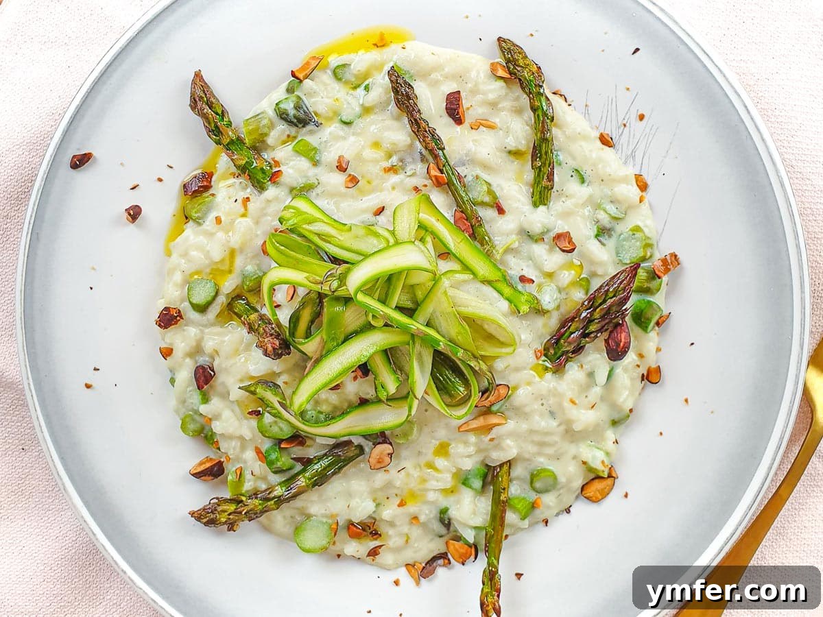 Spring Green Risotto 19 fancy asparagus risotto